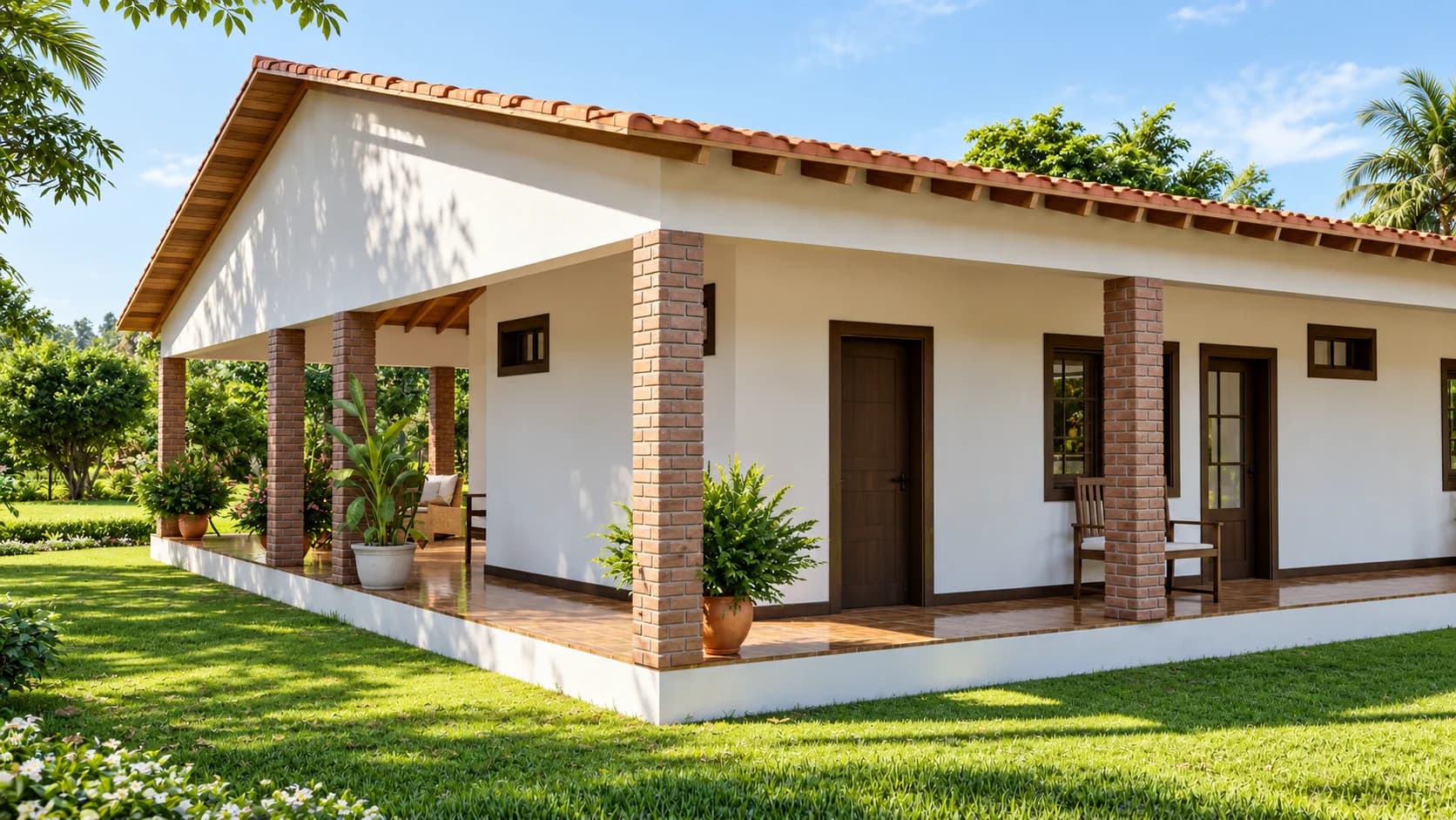Casa Térrea Moderna com 3 Suítes e Amplo Deck Perimetral - Imagem 1