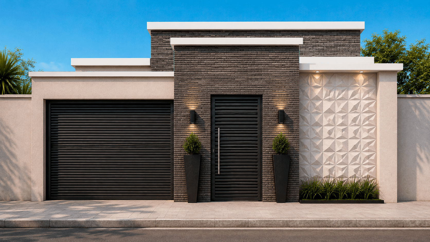 Casa moderna com 2 quartos - Imagem 1