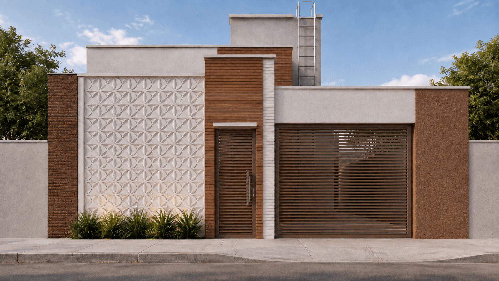 Casa moderna com 3 quartos - Imagem 1