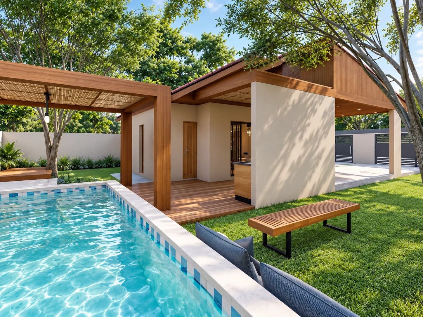 Casa Térrea Moderna com 2 Quartos, Suíte e Área Gourmet - Imagem 1