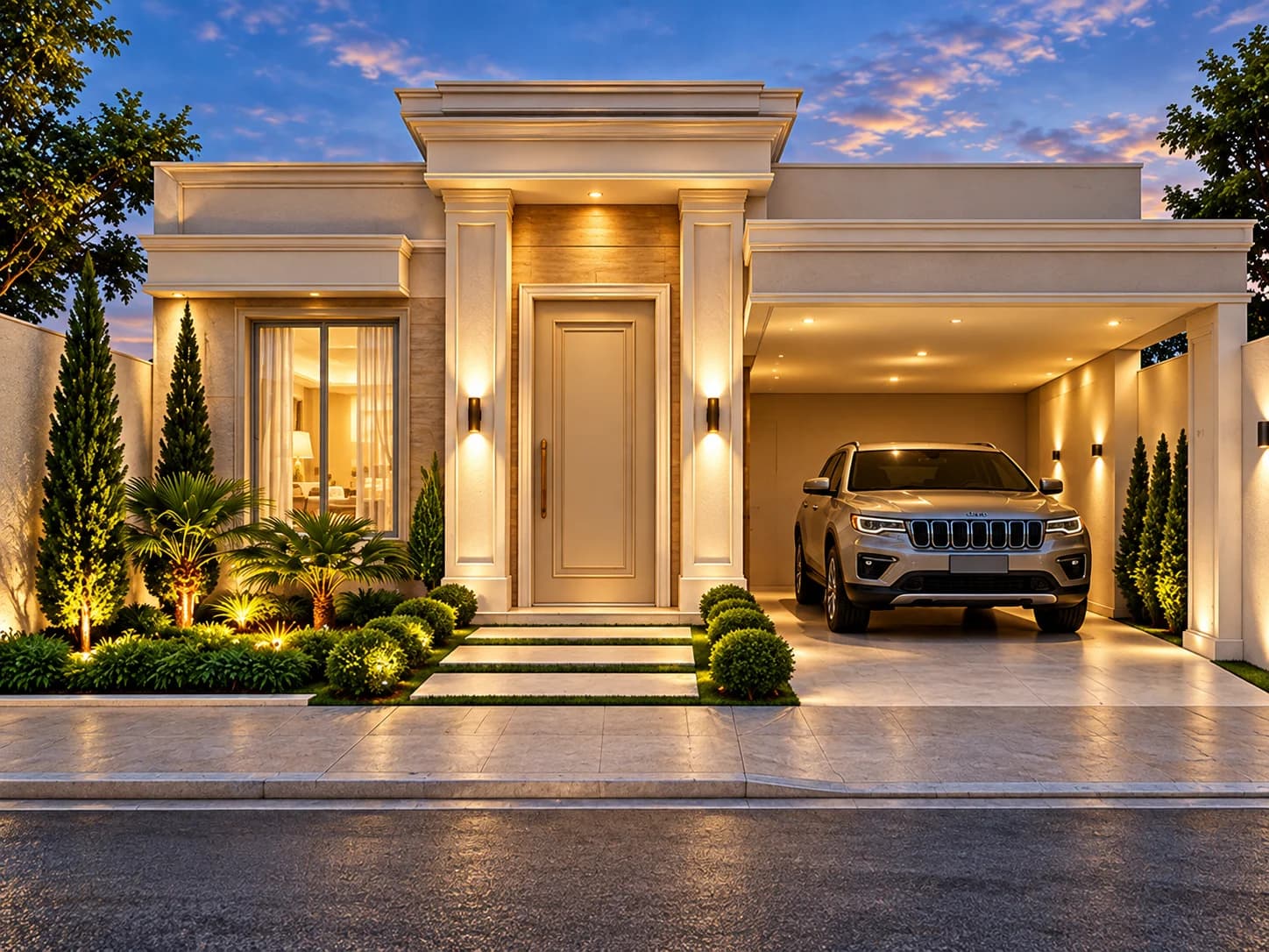 Casa Térrea Clássica com 2 Quartos e Vaga de Garagem - Imagem 1